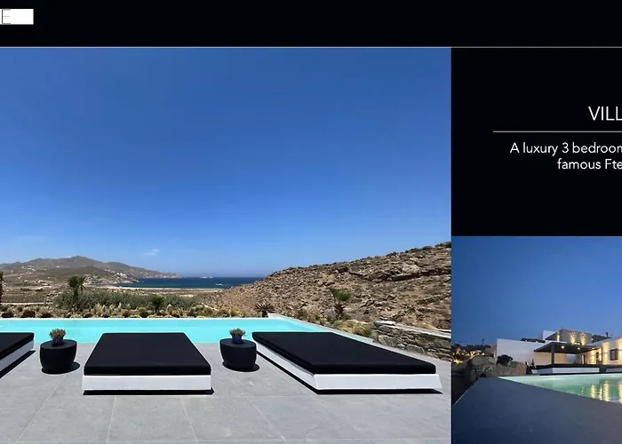 Willa Black And White - Mykonos