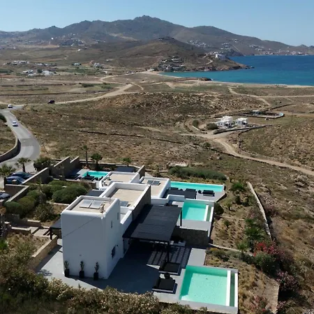 Villa Black And White Ftelia - Mykonos