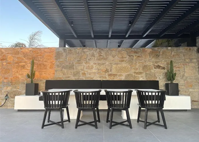 Black And White - Mykonos Βίλα Φτελιά