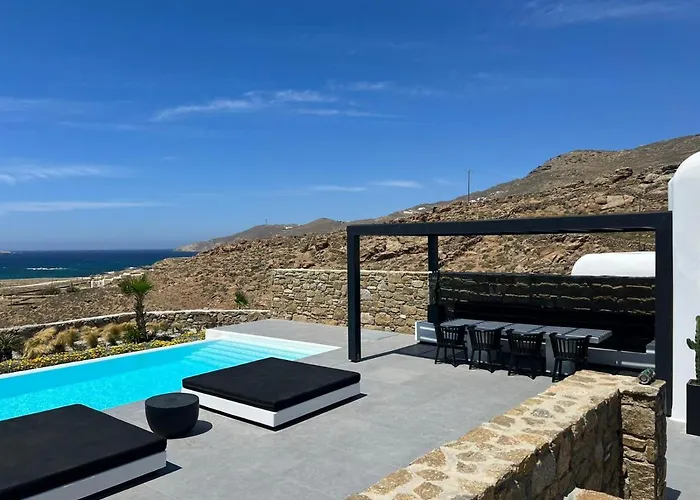 Black And White - Mykonos וילה פטליה