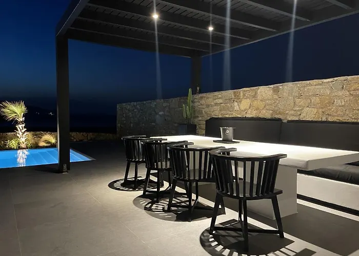 Black And White - Mykonos Villa Ftelia (Mykonos)